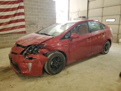 Salvage cars for sale at Columbia, MO auction: 2015 Toyota Prius