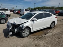 Salvage cars for sale at Indianapolis, IN auction: 2021 Hyundai Accent SE