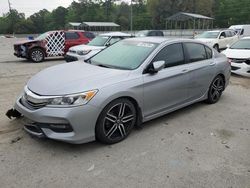 Salvage cars for sale at Savannah, GA auction: 2016 Honda Accord Sport