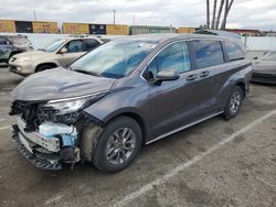 Salvage cars for sale at Van Nuys, CA auction: 2023 Toyota Sienna LE