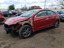 Salvage cars for sale at New Britain, CT auction: 2017 Hyundai Elantra SE