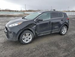 Salvage cars for sale from Copart Ontario Auction, ON: 2019 KIA Sportage LX