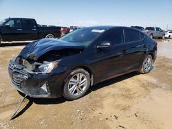 Salvage cars for sale at Amarillo, TX auction: 2020 Hyundai Elantra SEL