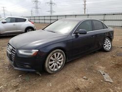 Salvage cars for sale at Elgin, IL auction: 2013 Audi A4 Premium