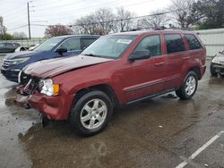 Salvage cars for sale at Moraine, OH auction: 2008 Jeep Grand Cherokee Laredo