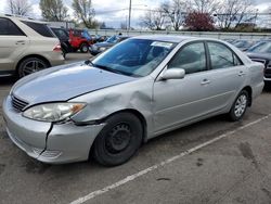 Salvage cars for sale at Moraine, OH auction: 2005 Toyota Camry LE