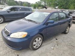 Toyota Corolla CE salvage cars for sale: 2005 Toyota Corolla CE