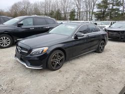 Salvage cars for sale at North Billerica, MA auction: 2015 Mercedes-Benz C 300 4matic