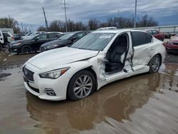 Salvage cars for sale from Copart Columbus, OH: 2015 Infiniti Q50 Base