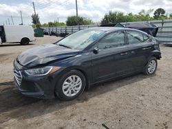 Salvage cars for sale from Copart Miami, FL: 2018 Hyundai Elantra SE