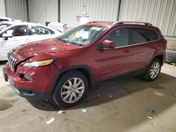 Vehiculos salvage en venta de Copart West Mifflin, PA: 2015 Jeep Cherokee Limited