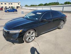 Salvage cars for sale from Copart Wilmer, TX: 2018 Honda Accord Touring