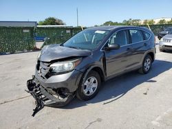 Salvage cars for sale from Copart Orlando, FL: 2014 Honda CR-V LX