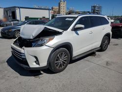 Salvage cars for sale at New Orleans, LA auction: 2017 Toyota Highlander SE