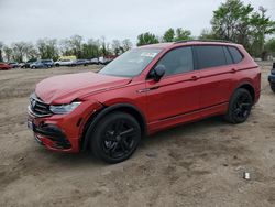 Salvage cars for sale at Baltimore, MD auction: 2024 Volkswagen Tiguan SE R-LINE Black