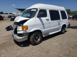 Salvage trucks for sale at San Diego, CA auction: 2000 Dodge RAM Van B1500