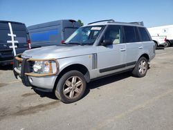 Salvage cars for sale from Copart Hayward, CA: 2005 Land Rover Range Rover HSE