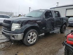 Salvage cars for sale at Chicago Heights, IL auction: 2014 Ford F150 Supercrew