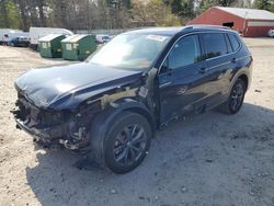 Salvage cars for sale at Mendon, MA auction: 2022 Volkswagen Tiguan SE
