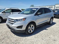 Salvage cars for sale at Kansas City, KS auction: 2016 Ford Edge SE