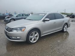 Salvage cars for sale at Indianapolis, IN auction: 2014 Volkswagen Passat SE