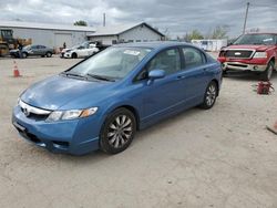 Salvage cars for sale from Copart Pekin, IL: 2009 Honda Civic EXL