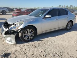Salvage cars for sale at Houston, TX auction: 2012 Infiniti G37 Base