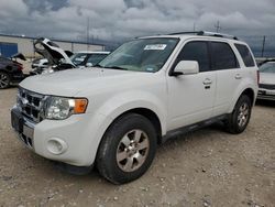 Vehiculos salvage en venta de Copart Haslet, TX: 2012 Ford Escape Limited