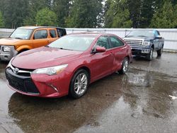 Salvage cars for sale at Arlington, WA auction: 2017 Toyota Camry LE