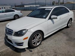 Mercedes-Benz C 250 salvage cars for sale: 2013 Mercedes-Benz C 250