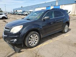 Salvage cars for sale from Copart Woodhaven, MI: 2011 Chevrolet Equinox LT