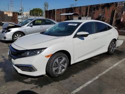 Salvage cars for sale from Copart Wilmington, CA: 2021 Honda Civic LX