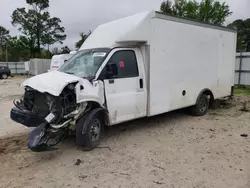 Salvage trucks for sale at Hampton, VA auction: 2018 Chevrolet Express G3500
