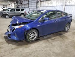 Salvage cars for sale at Woodburn, OR auction: 2016 Toyota Prius