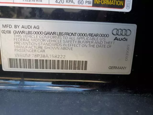 2008 Audi A3 2.0 Premium