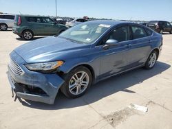 Vehiculos salvage en venta de Copart Wilmer, TX: 2018 Ford Fusion SE