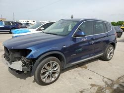 Vehiculos salvage en venta de Copart Grand Prairie, TX: 2015 BMW X3 XDRIVE28I