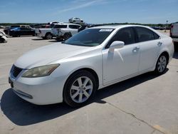 Salvage cars for sale from Copart Grand Prairie, TX: 2009 Lexus ES 350