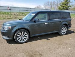 Salvage cars for sale from Copart Davison, MI: 2015 Ford Flex SEL