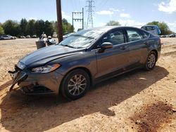 Salvage cars for sale from Copart China Grove, NC: 2017 Ford Fusion S