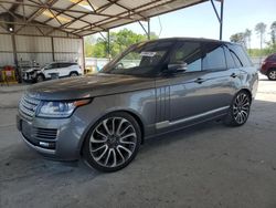Salvage cars for sale from Copart Cartersville, GA: 2016 Land Rover Range Rover Supercharged