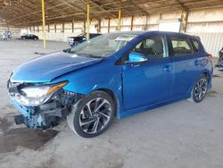 Toyota Corolla im salvage cars for sale: 2017 Toyota Corolla IM