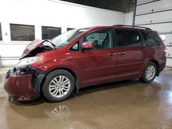 Salvage cars for sale at Blaine, MN auction: 2013 Toyota Sienna XLE