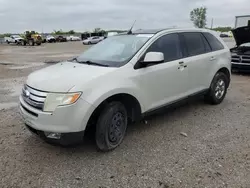 Salvage cars for sale at Kansas City, KS auction: 2007 Ford Edge SEL Plus