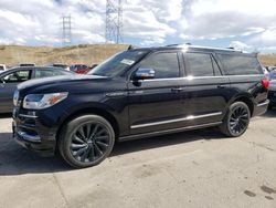 Salvage cars for sale from Copart Littleton, CO: 2021 Lincoln Navigator L Black Label