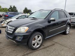 Salvage cars for sale from Copart Moraine, OH: 2009 Mercedes-Benz ML 350