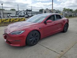 Salvage cars for sale from Copart Sacramento, CA: 2023 Tesla Model S
