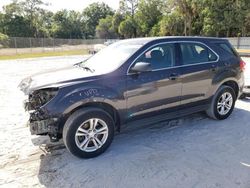 Salvage cars for sale from Copart Fort Pierce, FL: 2016 Chevrolet Equinox LS