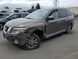 Salvage cars for sale from Copart Hayward, CA: 2015 Nissan Pathfinder S