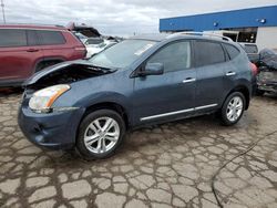Salvage cars for sale at Woodhaven, MI auction: 2013 Nissan Rogue S